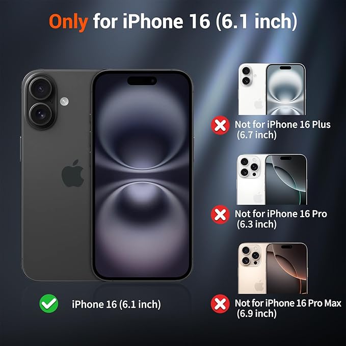 SUPFINE Magnetic for iPhone 16 Case (Compatible with MagSafe) (Military Grade Drop Protection) Slim Translucent Matte Shockproof with Anti-Fingerprint Phone Case,Cangling Green