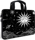 AMARY Laptop Sleeves 11.6" 12" Laptop Handle Bag Neoprene Notebook Carrying Pouch Chromebook Sleeves case Fit Apple MacBook Air HP DELL Lenovo Asus (Sun Moon)