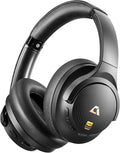1Mii AI Y8 Active Noise Cancelling Headphones, Bluetooth 6.0 Wireless Over Ear, 100H Playtime Hi-Res Audio, AI Translation & Voice Chat, Custom EQ via APP for Travel & Home Office - Black