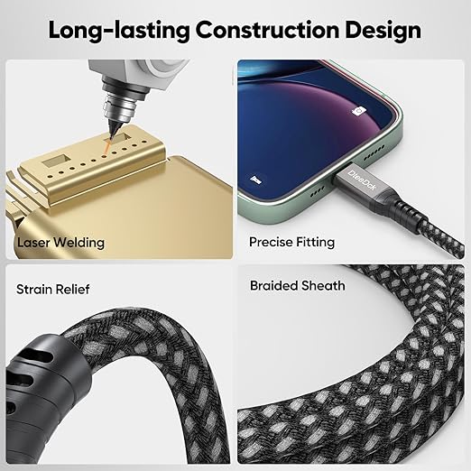 USB C 3.2 Gen 2 Cable 10ft, 4K@60Hz/ 20Gbps/ 100W Type C Video Display Monitor Cord, USBC High Speed Data Transfer/Fast Charging for Monitor HDTV Laptop Docking Station and More