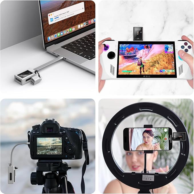2230 M.2 NVMe SSD Enclosure with Cooling Fan, 10Gbps USB 3.2 Gen2, Supports M.2 M Key & B+M Key ,Up to 2TB, External SSD Drive Enclosure for MacBook Laptop iPad Android