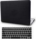 KECC Compatible with MacBook Pro 14 inch Case 2025 2024 2023 2022 2021 Release M4 M3 M2 M1 A3112 A3401 A3185 A2918 A2992 A2779 A2442 Italian Leather Hard Shell + Keyboard Cover, Black Leather