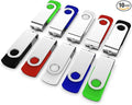 Bulk/Lot 10 Pack 128MB Metal Swivel USB Flash Drives Data Storage Pen - USB 2.0 U Disk
