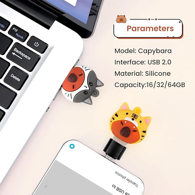 4 * 32GB Cute USB Flash Drive, Doctors Nurses Memory Stick Drive Pendrive Gift for Kids, Teacher, Friends