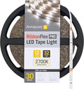 Armacost Lighting RibbonFlex Pro 12V White LED Strip Lights 30 LED/m, 2700K, 32.8 ft 131250