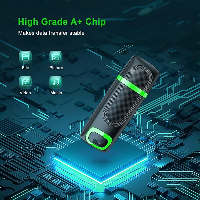 RAOYI 5 Pack 16GB Flash Drive, USB 3.0 High Speed Memory Stick Thumb Drive Jump Drive Zip Drive for Data Storage and Backup (Multicolor)