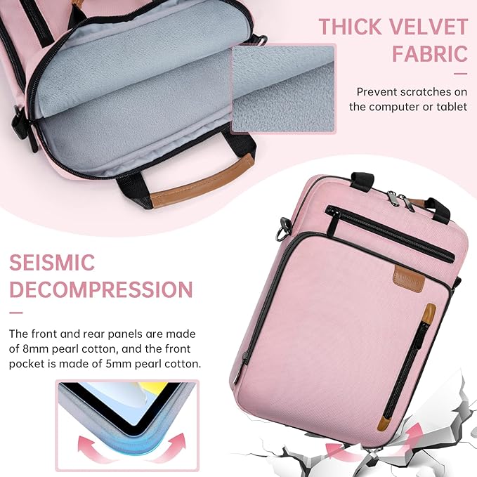 15 inch Laptop Sleeve Bag,Padded Protective Travel Carrying Case for New 15"/15.3" MacBook Air M5 M4 M3 M2 2026-2023,Dell XPS 15 Plus,15 Inch Surface Laptop 7/6/5/4/3,Galaxy Tab S9 Utra 14.6"