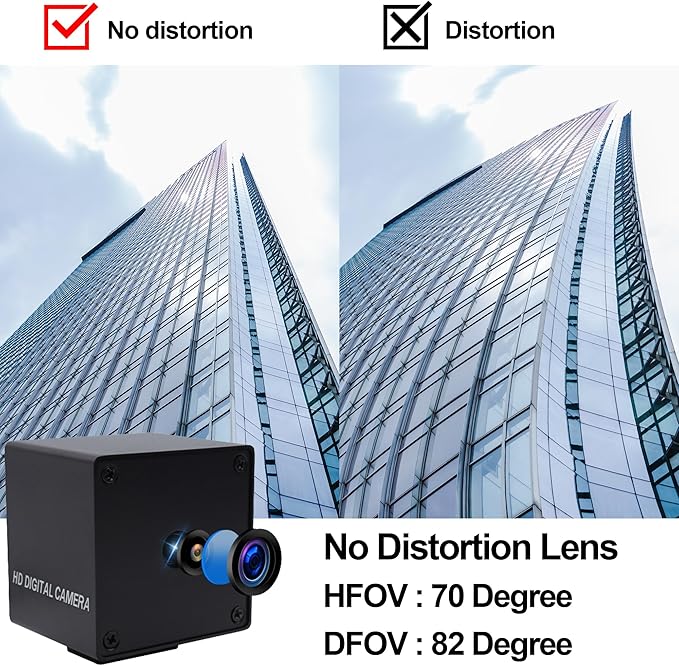 MMlove 8K USB Camera 48MP Webcam 4K 30FPS High Speed Autofocus Lightburn Camera with 70 Degree No Distortion Lens Industrial Security Wabcam for Skype/Zoom/FaceTime/Hangouts,PC/Laptop/Raspberry Pi