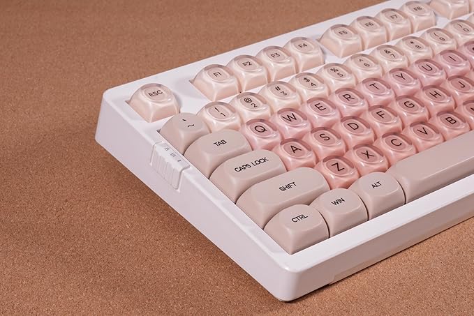 ZORNHER ZH980 Foundation Mechanical Keyboard,95% Pink Creamy Keyboard with Number Pad, Full Size Girly Gaming Keyboard Cute,Jelly MOA Round Profile Keycaps,Creamy Sounding Linear Switches