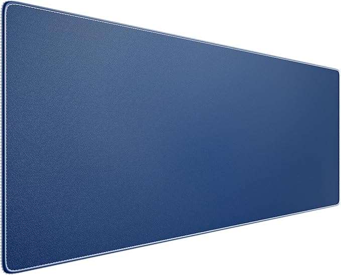Reniteco Waterproof Large Gaming Mouse Pad with Durable Stitched Edges, Non-Slip Rubber Base, Grainy Jacquard Mouse Mat Desk Pad for Home Office Gaming, 27.6"x11.8"x0.12", Matte Gray