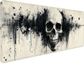 Skull Desk Pad Mouse Pad Black Ink Abstract XL Mouse Pad Large Mousepad Extended Laptop Keyboard Mat Gaming Desk Pad Mouse Mat 31.5"x11.8" Office Computer Keyboard Laptop Home