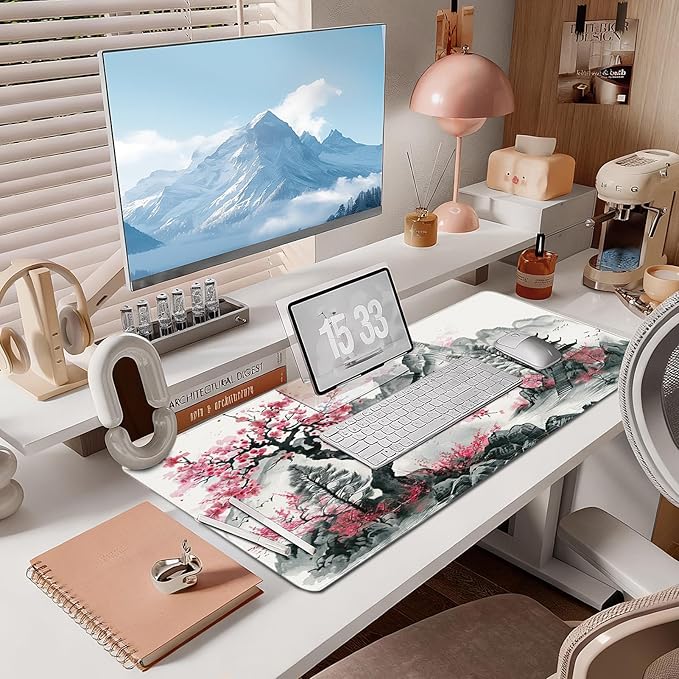 Extended Mouse Pad for Gaming & Office - 31.5"x11.8" Large Desk Mat with Smooth Surface and Stylish Design for PC, Home Office Decor, and Work