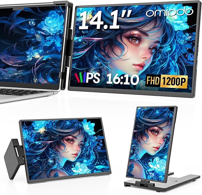 Portable Monitor for Laptop (14.1 Dual)