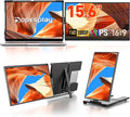 Dopesplay Laptop Screen Extender, 15.6" FHD 1080P IPS External Portable Monitor for Laptop, Plug & Play Dual Screen Monitor for 13"-17" Laptops, Compatible with Mac, Wins, Chrome, Android, Dex