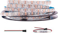 WS2812b 300Pixels 5M Individually Addressable LED Pixel Strip Programmable Full Dream Color SMD 5050 RGB Strip Rope Light DC 5V Waterproof (White PCB 16.4FT 60Pixels/m IP65)