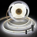 Pandery COB LED Strip 5m,16.4ft LED Strip Lights,Touch Dimmable LED Strips,CRI90+,6000K Daylight White LED Tape Lights,1600LEDs,24V cob led,Indoor for Bedroom,Kitchen,TV,Mirror,Cabinet