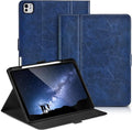 Slim Case for iPad Pro 13 Inch M5/M4 (2025/2024) A3360/A3361/A2925/A2926 with Pencil Holder,Lightweight Cover,Magnetic Closure,Multi Angle Stand,Typing Angle,Auto Sleep/Wake,Dark Blue