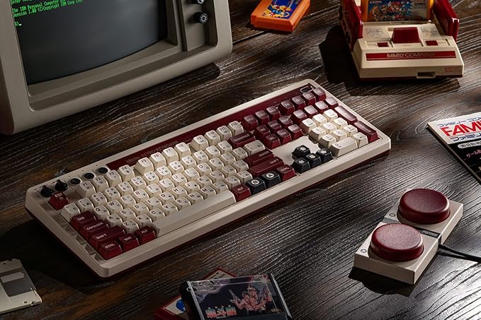 8BITDO Retro 108 Mechanical Keyboard - FAMICOM