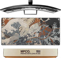 MPCO. Original Large Gaming Desk Mat – 36" x 17" Duraglyde Masterpiece Shogun Full Desk Mouse Pad for Smooth Precision – Non-Slip, Washable Extra-Large PC Mouse Pad for Gaming Sessions