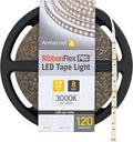 Armacost Lighting RibbonFlex Pro 12V White LED Strip Lights 120 LED/m, 3000K, 8.2 ft 143210