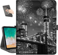 for iPad (A16) 11Th/10Th Generation Case 2025/2022, for iPad Case 11Th/10Th Generation, Fit iPad 10Th/11Th Gen Cover Pencil Holder/Hand Strap/Pocket/Adjustable Stand, Brooklyn Bridge