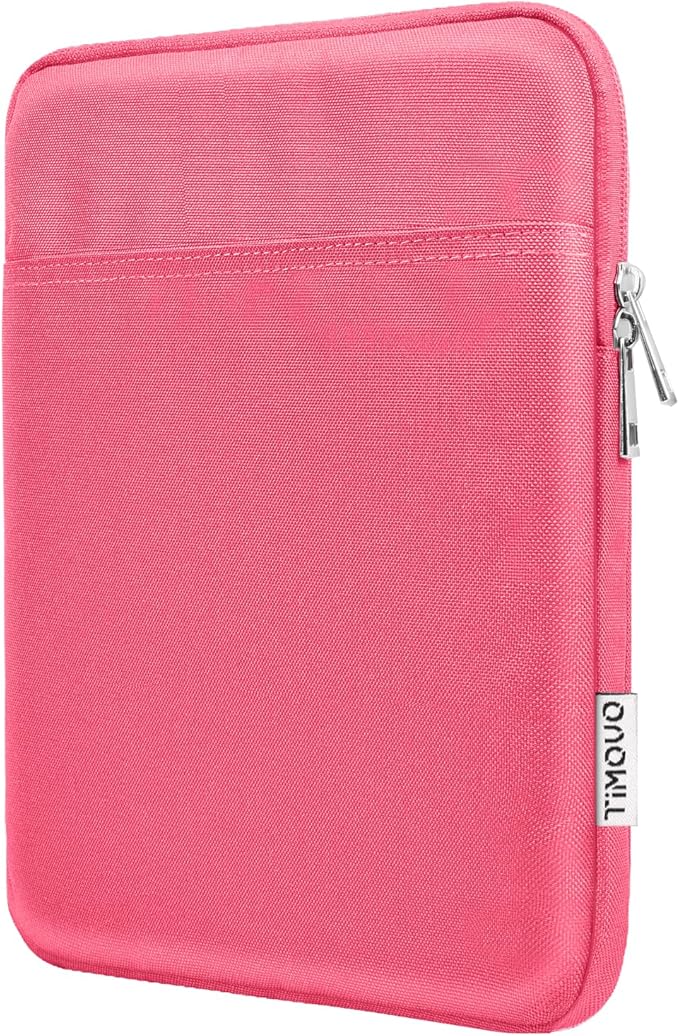 TiMOVO 9-11" Tablet Sleeve Bag for iPad 11-inch A16 2025, iPad 10.9"/10.2"| Air 11 Inch/5th/4th Gen. 10.9", Galaxy Tab A9+/A11Plus 11", Protective Bag Fit Smart Keyboard, Rose Pink