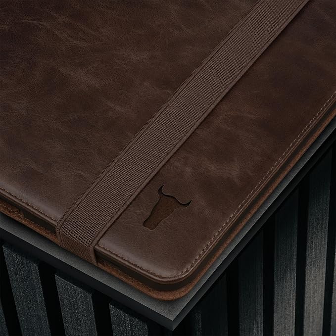 TORRO Case Compatible with iPad Pro 11” M5 / M4 (2025/2024) – Premium Leather iPad Pro 11” 2025/2024 Case with Stand Function, Apple Pencil Connectivity and Wake/Sleep Function (Dark Brown)