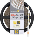 Armacost Lighting RibbonFlex Pro 12V White LED Strip Lights 60 LED/m, 2700K, 16.4 ft 132230
