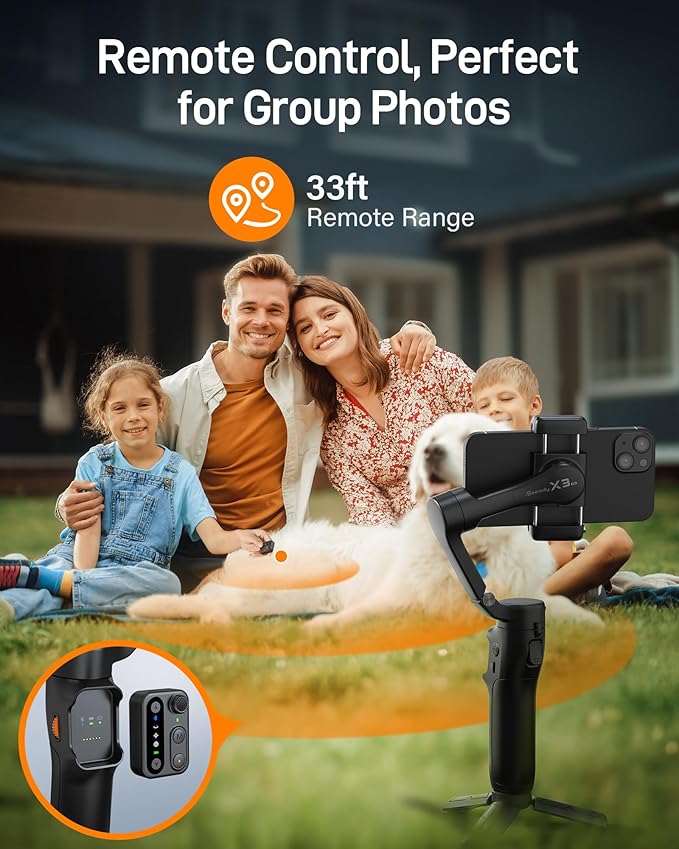 hohem iSteady X3 SE Gimbal Stabilizer for iPhone & hohem iSteady V3 Gimbal Stabilizer for Smartphone