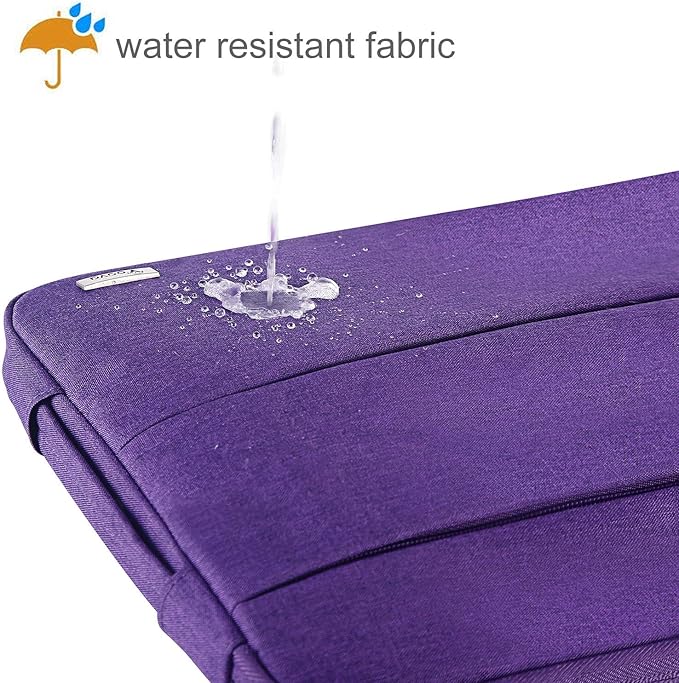 Voova Laptop Sleeve Carrying Case 14 15 Inch Compatible with MacBook Air 15 M2/M3/M4 2022-2025, MacBook Pro 15, Hp Chromebook 14, Waterproof Slim Computer Cover Bag,Purple
