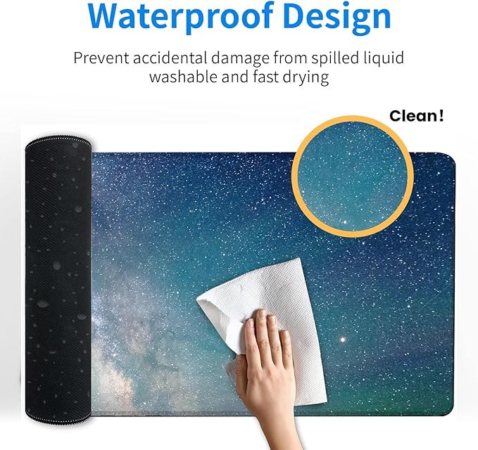 Smiling Orange Gaming Mouse Pad – 12x31.5in Non-Slip Rubber Desk Mat with Cute Citrus Design – Large Extended Mousepad for Office Home – Deskmat Gifts for Food and Kawaii Lovers Decor