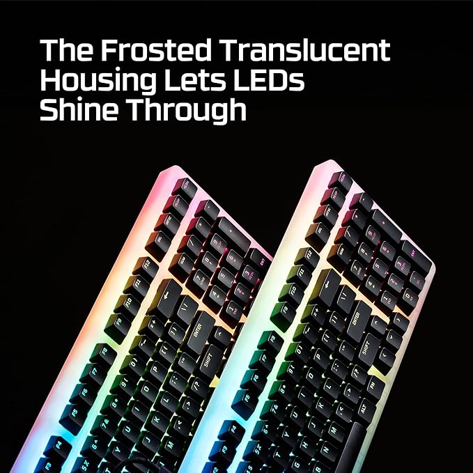 HyperX Origins 2 1800 Housing – Translucent Frosted Material, Shine Through, High Profile, Easy Assembly – Pink