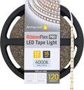 Armacost Lighting RibbonFlex Pro 12V White LED Strip Lights 120 LED/m, 4000K, 16.4 ft 153230