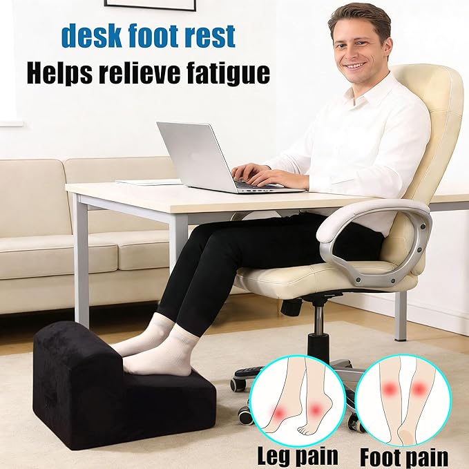 Foot Rest for Under Desk At Work.Ergonomic Foot Rest for Under Desk At Work,Rest for Under Desk Office & Home,Footstool Leg Elevation