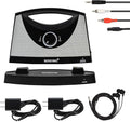 SEREONIC PRO Portable Wireless TV Speakers for Smart TV Without The Blaring Volume, Ideal for Elderly and Hard of Hearing with Extra Earbuds and Power Adapter - 100ft Range (Classic)