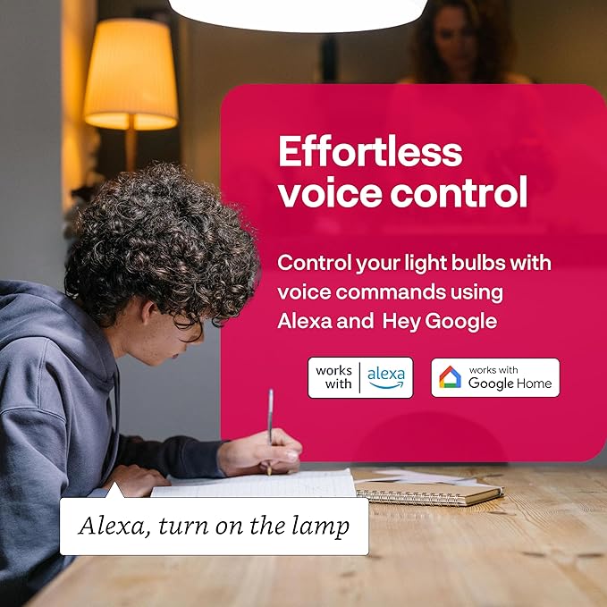 innr Smart Light Bulbs, A19 Zigbee, Works with Philips Hue* and Alexa (Bridge Required), Warm to Cool White, Dimmable, E26 LED Bulb 75 Watt, Soft White Light, 1140lm, 2-Pack