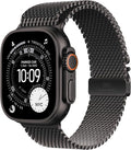 Apple Watch Ultra 3 [GPS + Cellular 49mm] Running & Multisport Smartwatch w/Rugged Titanium Case w/Black Titanium Milanese Loop - S. Satellite Communications, Advanced Health & Fitness Tracking