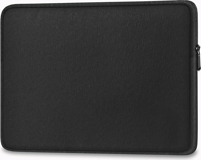 Laptop Sleeve 17 Inch, Shockproof Protective Traveling Computer Bag, Water Resistant Portable Laptop Case Compatible for Lenovo, HP, Dell, Asus, MacBook, Notebook, Black