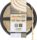 Armacost Lighting RibbonFlex Pro 24V White COB LED Strip Light Tape 2700K, 442 Lumens/Ft, 10M 173150