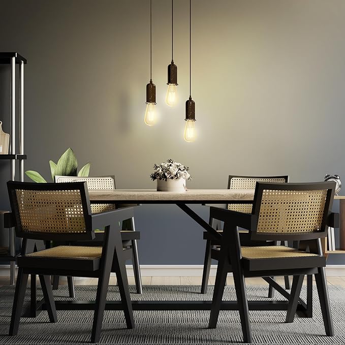 Feit Electric Smart ST21 Light Bulb, 60W Eq, Dimmable, Spiral Filament Edison Style. WiFi Enabled, Works with Alexa/Google Home, Millions of Colors, 15,000-Hr. Lifetime, ST2160RGBWFILAG/RP/3, 3 Pack