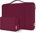 DOMISO Laptop Case Laptop Sleeve Cover for 16 inch MacBook Pro M4/M3/M2/M1 Pro/Max A3403 A3186 A2991 A2780 A2485 A2141,Compatible with 15.6 inch HP Lenovo Dell XPS 16 with Small Case,Wine