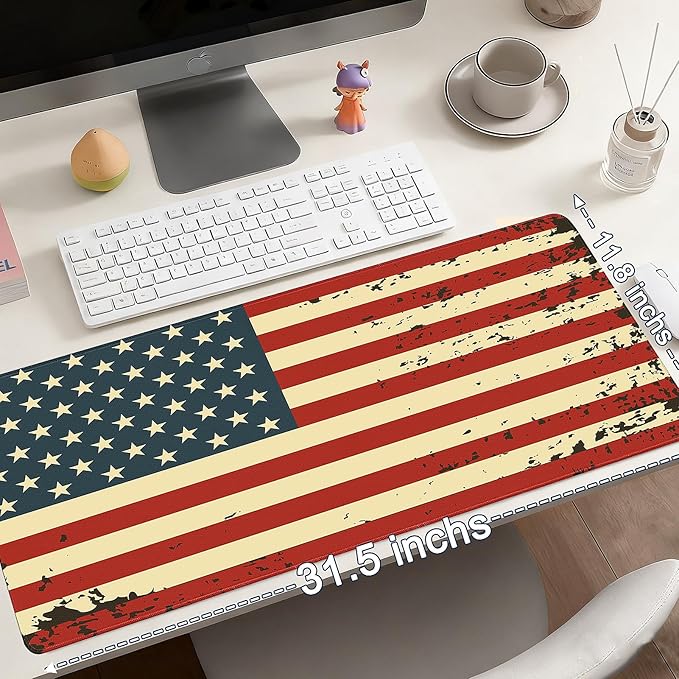 Extended Mouse Pad for Gaming & Office - 31.5"x11.8" Large Desk Mat with Smooth Surface and Stylish Design for PC, Home Office Decor, and Work