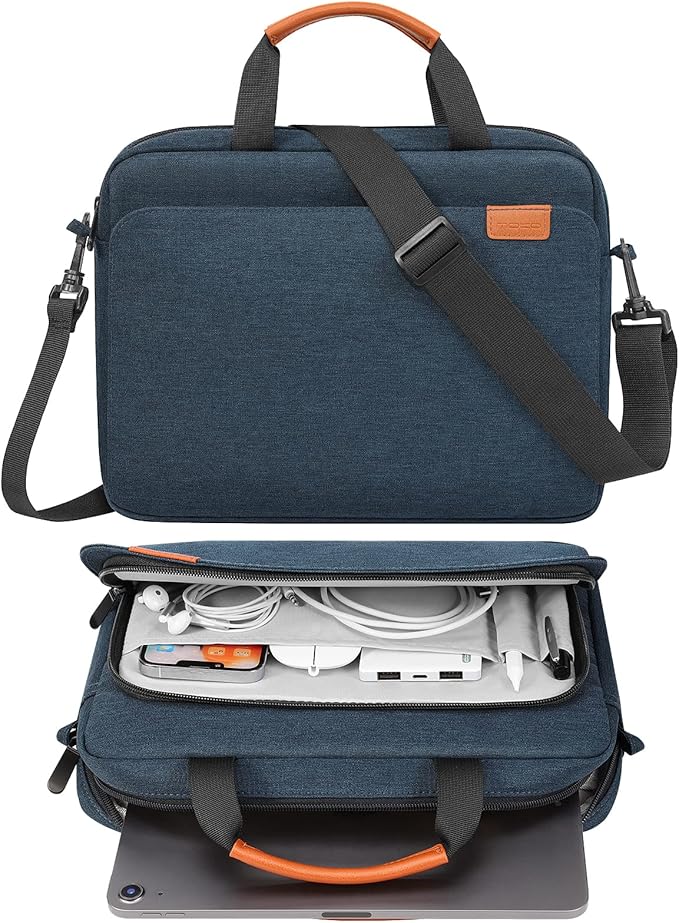 MoKo 9-11 Inch Tablet Sleeve Case, Protective Handle Shoulder Bag Fits New 11inch iPad Air M4 2026/Pro M5/M4, iPad A16 2025, 10th/Air 5/4th 10.9, iPad 9/8/7th 10.2, Tab S8/S9 11, Indigo