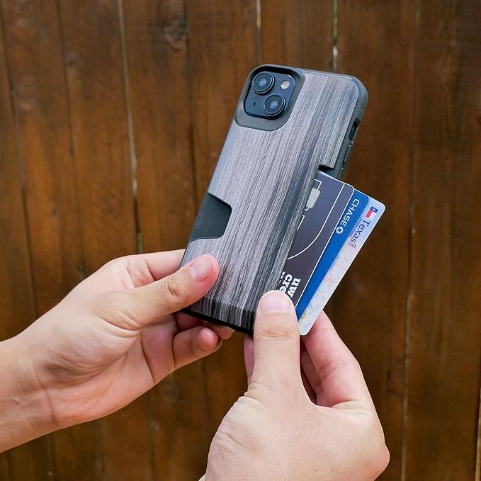 Smartish® iPhone 15 Plus Wallet Case - Wallet Slayer Vol. 1 [Slim + Protective] Credit Card Holder - Drop Tested Hidden Card Slot Cover Compatible with Apple iPhone 15 Plus - Graspin' Aspen