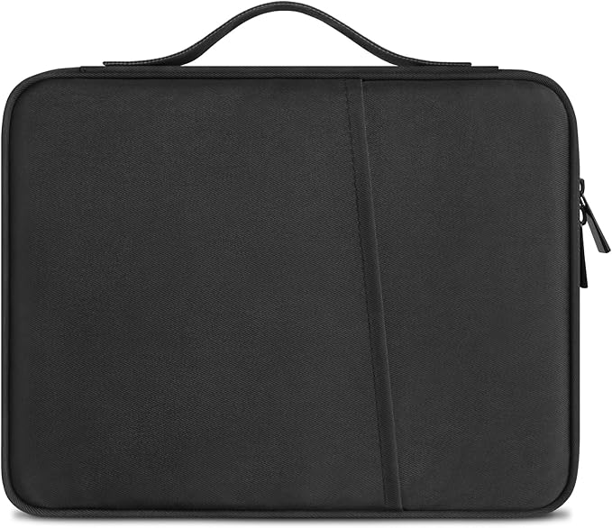 Lacdo Tablet Sleeve Bag Carrying Case for 13 inch New iPad Air M4 M3 M2 2026-2024, 13 inch iPad Pro M5 M4 2025-2024, 12.9" iPad Pro with Magic Keyboard, Water-Resistant iPad Pro Air Bag, Black