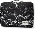 Kinmac 360° Heavy Duty Protective Laptop Computer Sleeve case Bag Cover with Handle for MacBook Pro 14 inch,14 inch-14.4 inch HP Lenovo Dell ASUS Acer Laptop (Black Marble)