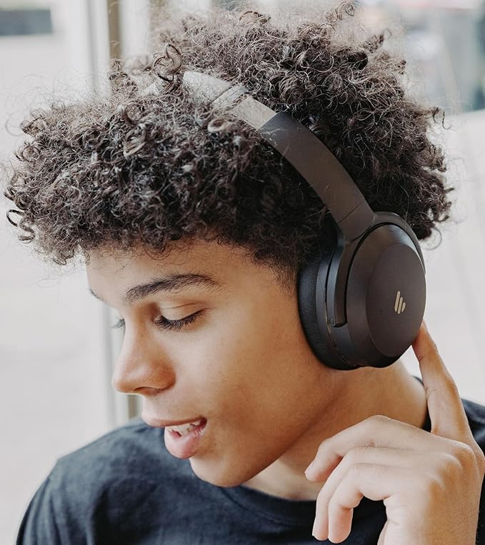 Edifier WH700NB Pro Wireless Over-Ear Headphones with Active Noise Cancellation, Hi-Res Audio, Bluetooth V5.4, Multi-Point Connection, Al Clear Calls, Fast Charging, Foldable (Black)