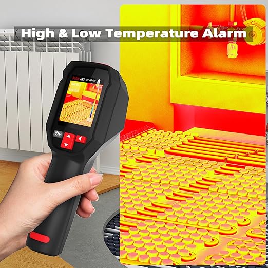 BSIDE Thermal Camera, 240x240 Resolution with 15 Thermal Palettes, Handheld Infrared Imaging IR Camera with Full-Viewing Color LCD, for Home Inspection Car HVAC DIY Heat Pump Circuit Break, -4℉~1022℉