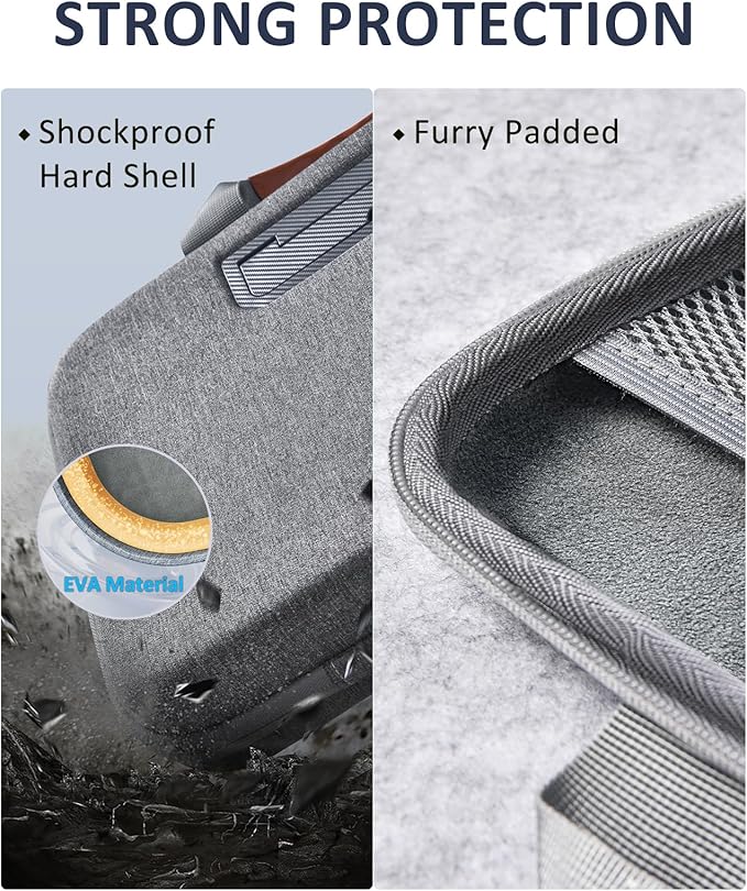 Hard Laptop Case 14 Inch for HP Dell Lenovo ASUS Acer - 2 in 1 Laptop Sleeve & Lap Desk with Stopper and Book Clip - Shockproof Waterproof 15.3 MacBook Air M4 M3 Case - Gray