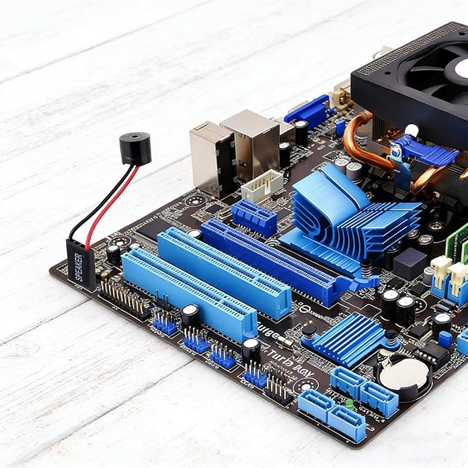 Mozeat Lens 5 PCS Motherboard Speaker Mini PC Computer Case Speakers Computer Case Mini Speakers PC Motherboard Internal Speaker Bios Alarm Buzzer